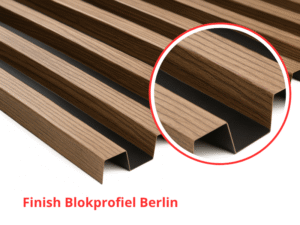 Wandplaten Finish Blokprofiel Berlin