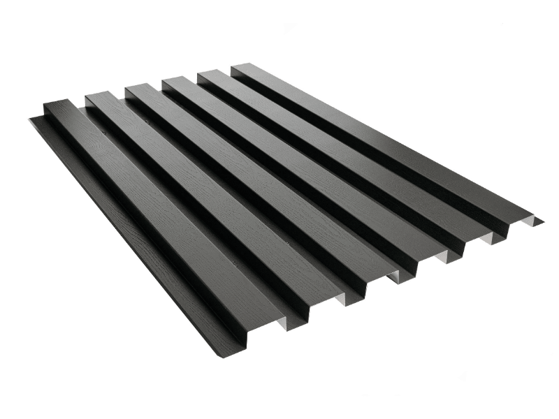 Finish Blokprofiel Oslo woodgrain zwart Finish Profiles