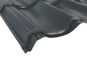 Dakpanplaten als dakbedekking: Finish Dakpanplaat Antraciet Finish Profiles