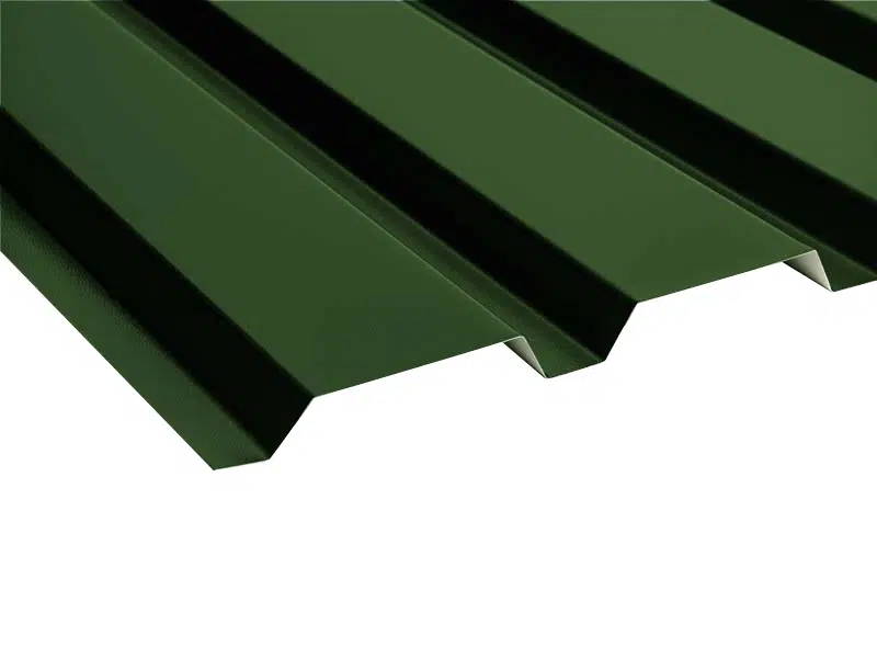 Finish wandprofiel 35-1000 longrib juniper green finish profiles