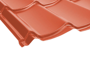 dakpanplaten als dakbedekking: Kingstile dakpanplaat terracotta finish profiles