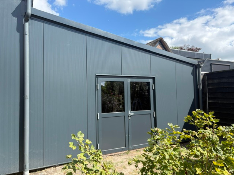 Project Wognum geisoleerde wandpanelen Finish Profiles zijaanzicht