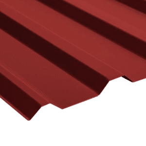 damwandplaten finish-dakprofiel-20-1090-barn-red-finish-profiles