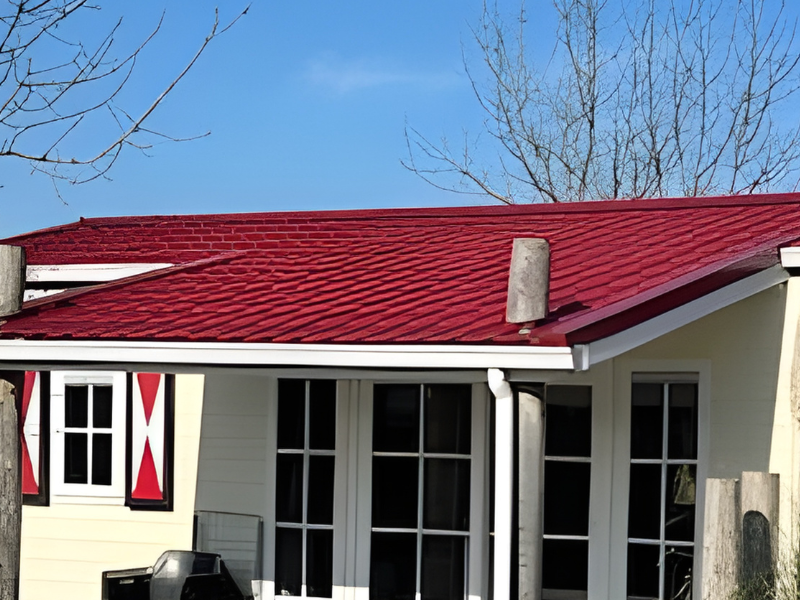 kingstile dakpanplaat barn red finish profiles vakantiewoning 2