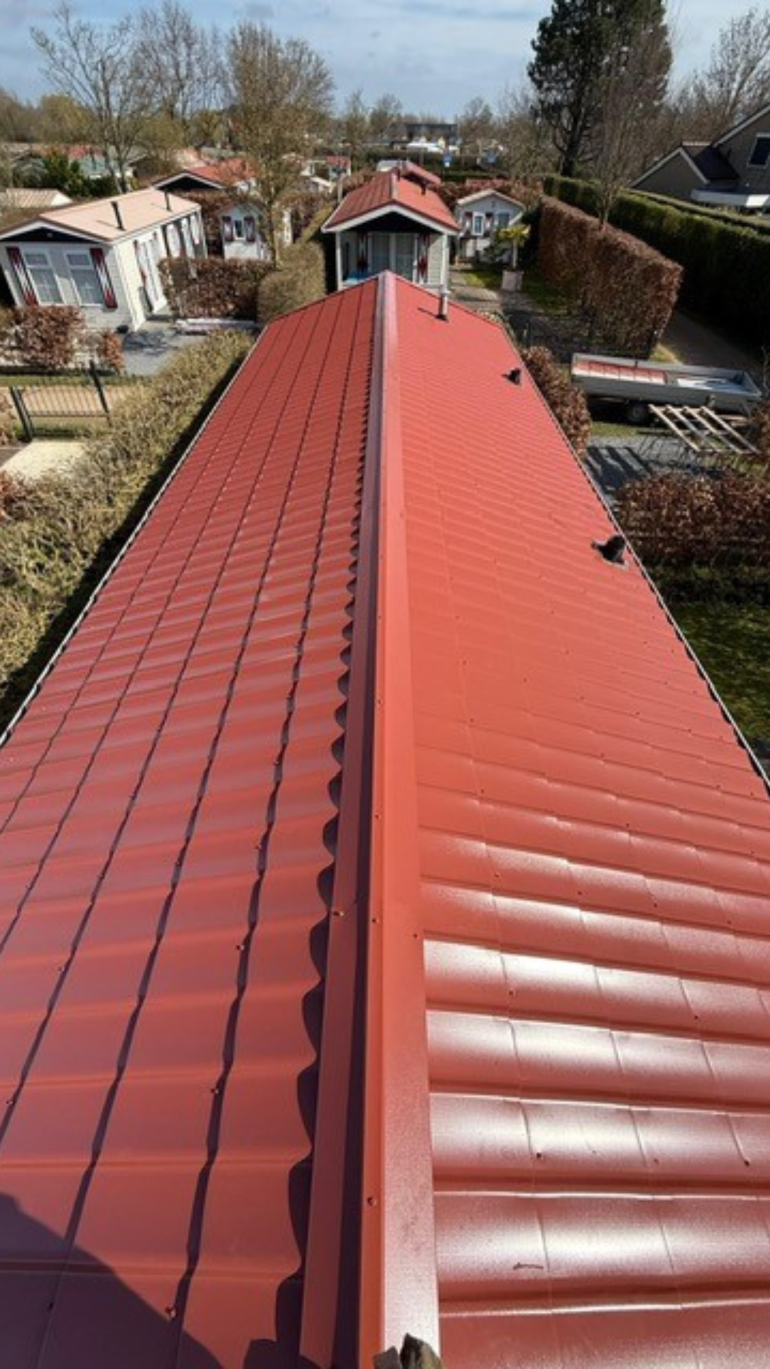 renovatie vakantiewoning met finish kingstile dakpanplaat 3